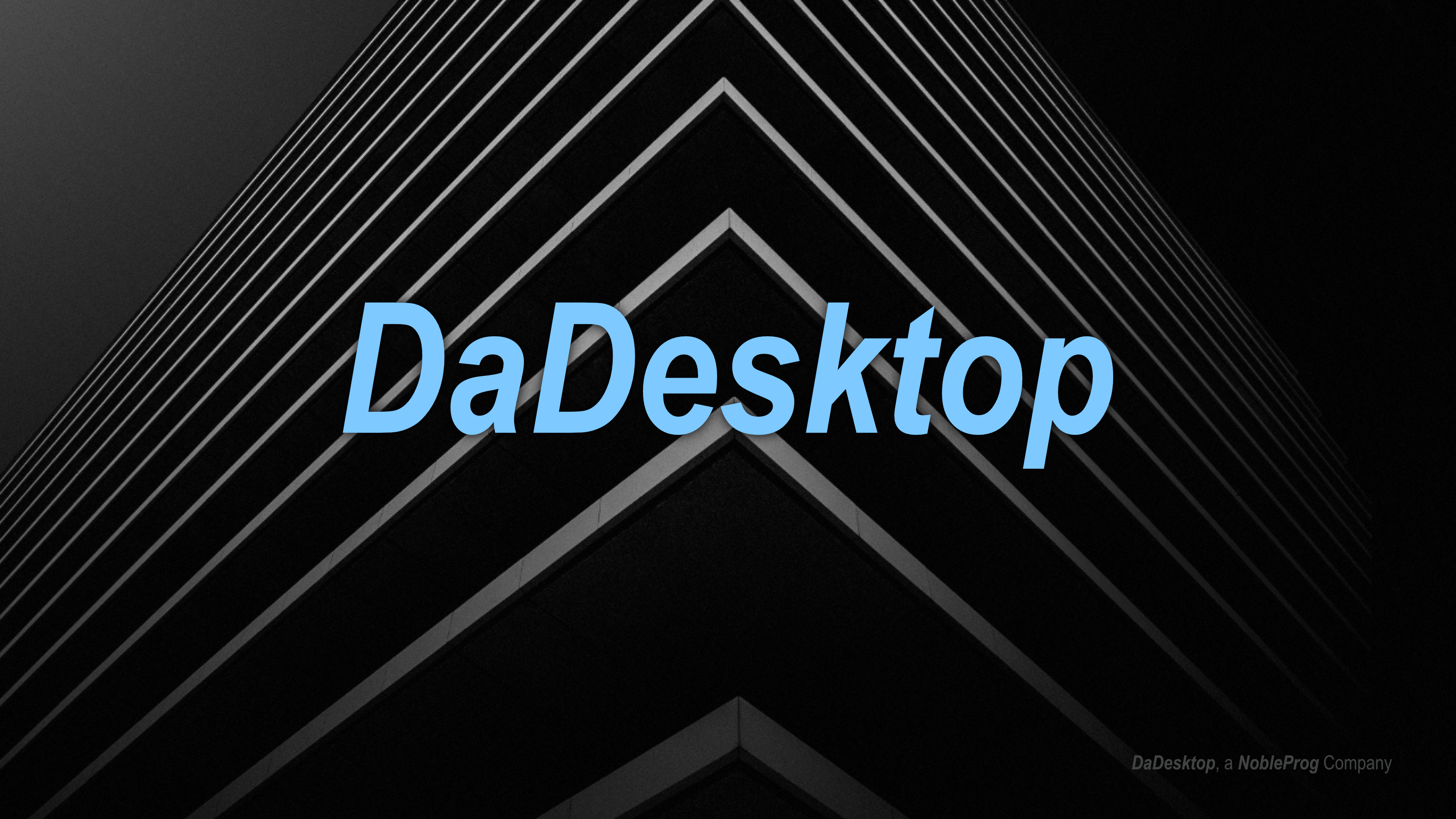 Imagine de fundal DaDesktop sau propria marcă