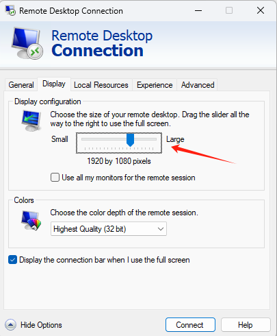 configurare desktop remote