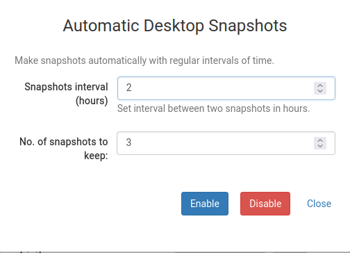 Snapshot-uri automate