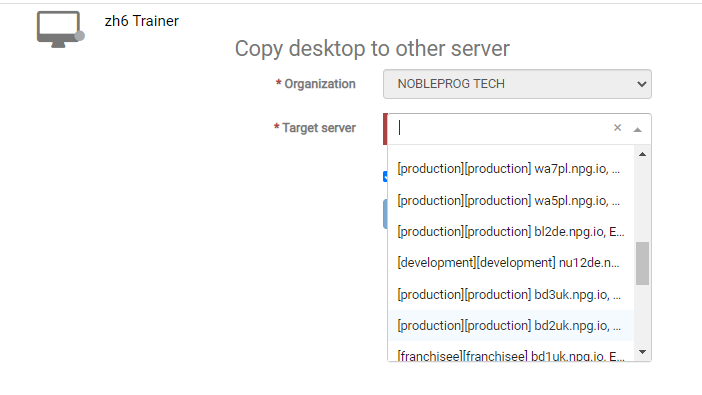 server delegate