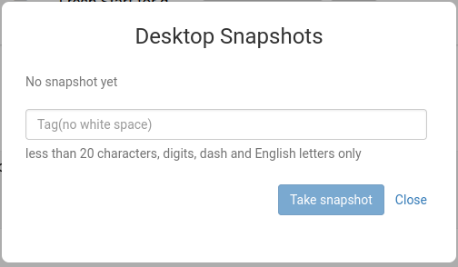 Dialogul snapshot-urilor