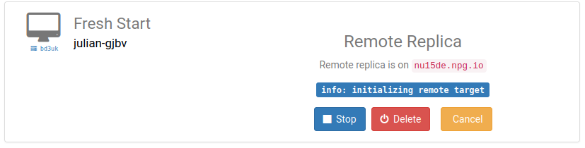 Replică la Distanță